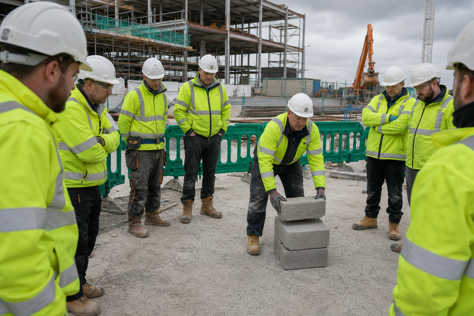 Manual handling training for Construction